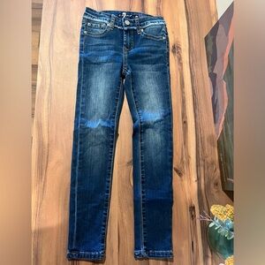 Little girls 7 for all man kind skinny jeans